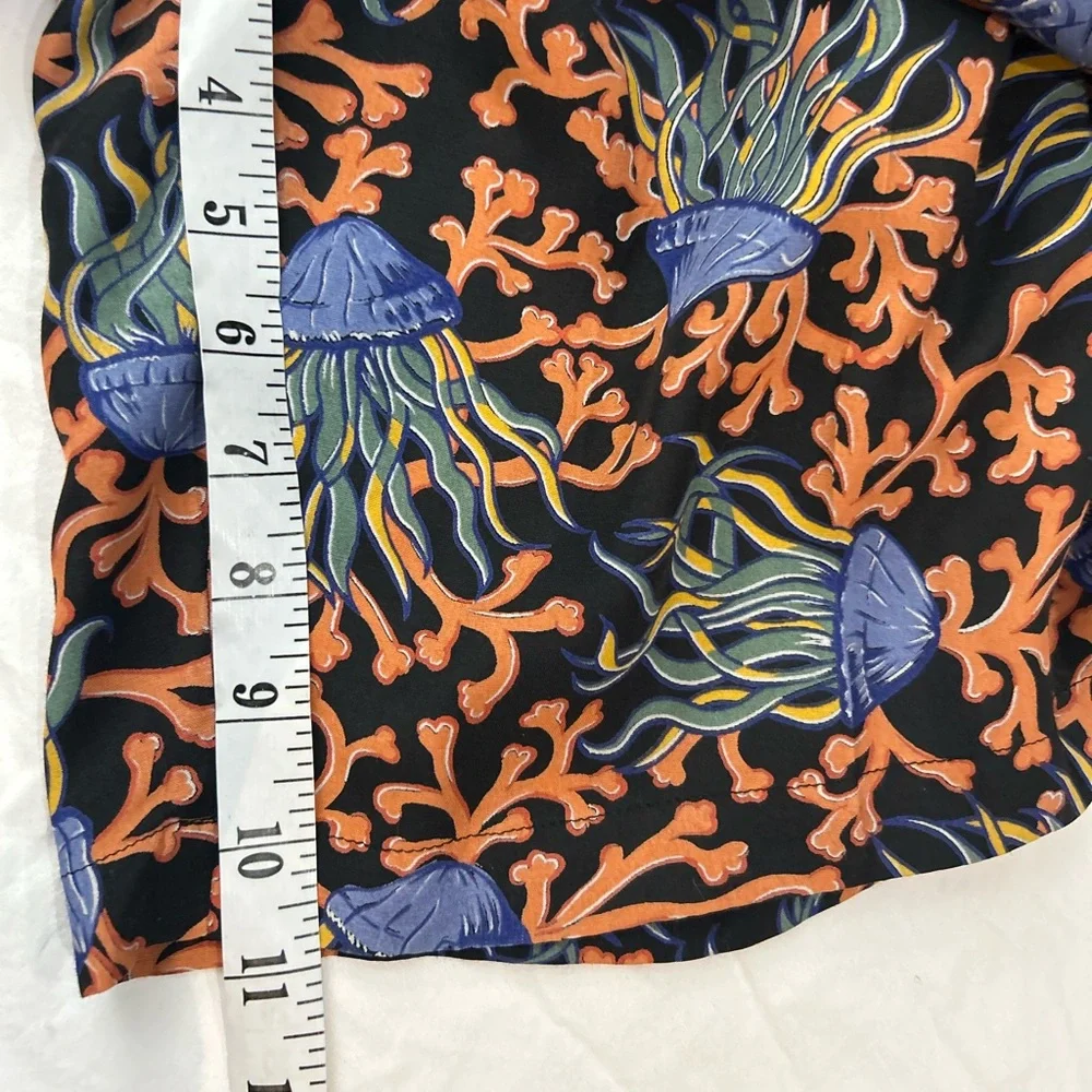 VINTAGE 80s NICK & NORA x SHADY CHARACTER‎ Jelly Fish Print Shorts OSFM RARE